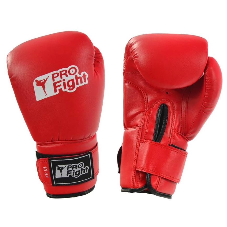 Boksitehnika Profight PVC punased (12)
