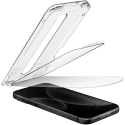 Grūdīts stikls UNIQ Optix SwiftFit Vivid DX2, paredzēts iPhone 18 Pro Max ar aplikatoru Grūdīts stikls UNIQ Optix SwiftFit Vivid DX2, paredzēts iPhone 18 Pro Max ar aplikatoru
