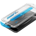 Grūdīts stikls UNIQ Optix SwiftFit Vivid DX2, paredzēts iPhone 18 Pro Max ar aplikatoru Grūdīts stikls UNIQ Optix SwiftFit Vivid DX2, paredzēts iPhone 18 Pro Max ar aplikatoru