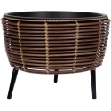 Home4You Sodinukas WICKER 44x44xH34cm, rudos spalvos Home4You Sodinukas WICKER 44x44xH34cm, rudos spalvos