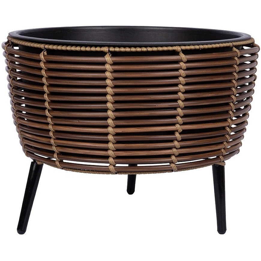 Home4You Sodinukas WICKER 44x44xH34cm, brūnā krāsā – 2