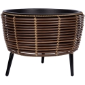 Home4You Sodinukas WICKER 44x44xH34cm, rudos spalvos Home4You Sodinukas WICKER 44x44xH34cm, rudos spalvos