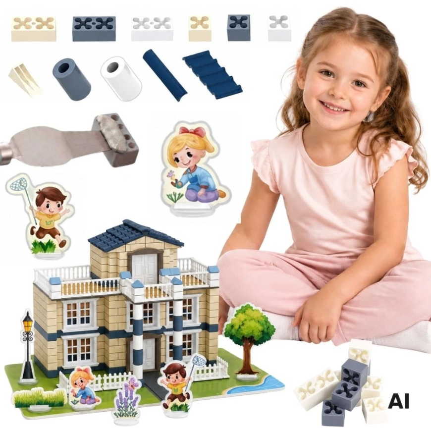 WOOPIE Constructor from Blocks Dream Residence 311 pcs. blocks