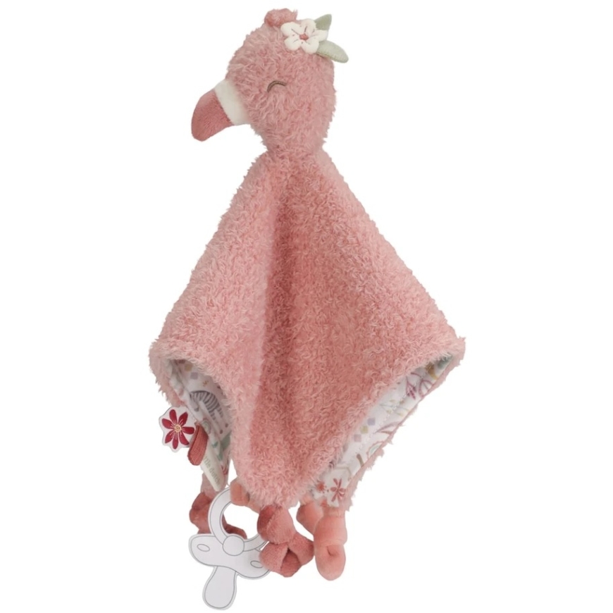 Safari Little Dutch Cuddle Cloth Flamingo