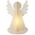 Home Styling Collection Sädelev püha dekoratsioon, papist ingel 6 LED lambiga. Home Styling Collection Sädelev püha dekoratsioon, papist ingel 6 LED lambiga.