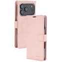 Mercury BlueMoon Diary MagSafe case for iPhone 17 Pro / 18 Pro, rose gold color. Mercury BlueMoon Diary MagSafe case for iPhone 17 Pro / 18 Pro, rose gold color.