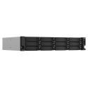 QNAP TS-1264U-RP NAS Teline ( 2U ) Intel® Celeron® 8 GB DDR4 0 TB QNAP QTS Alumiini, musta