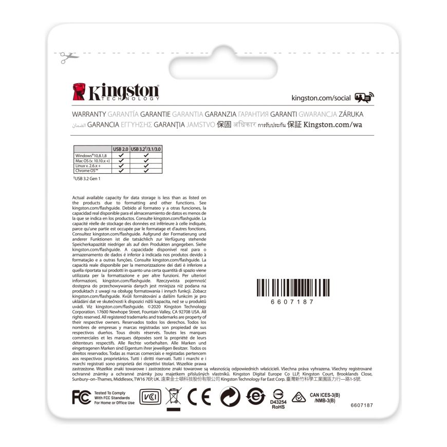 Kingston Technology DataTraveler Kyson USB-muisti 256 GB USB A-tyyppi 3.2 Gen 1 (3.1 Gen 1) Hopea – 5