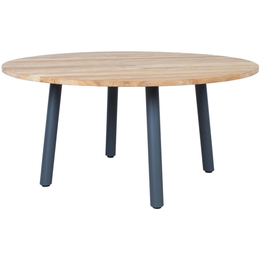 Home4You Table MARLINE D160xH76cm Made of Recycled Teak Wood – 2