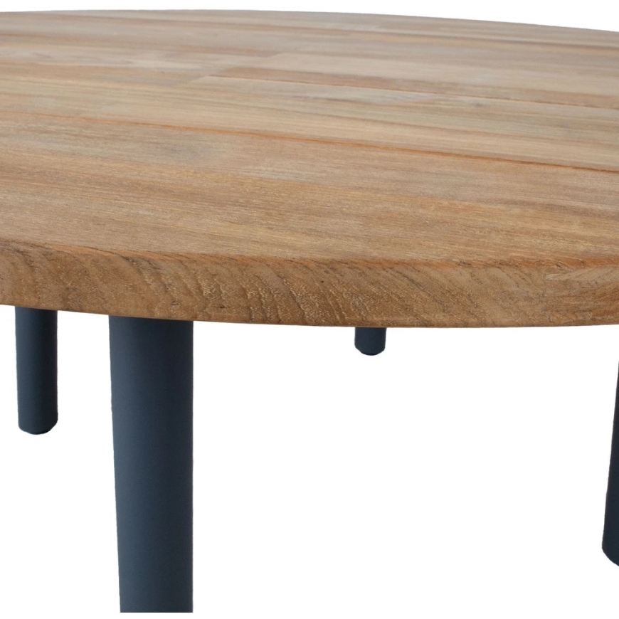 Home4You Table MARLINE D160xH76cm Made of Recycled Teak Wood – 4