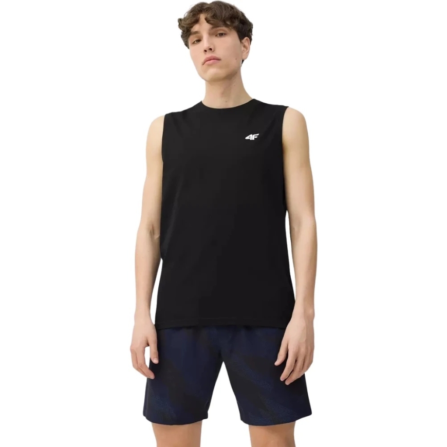Men's T-shirts 4F M362 3-pack black, blue, graphite 4FWSS26TSLEM362 90S (2XL) – 2