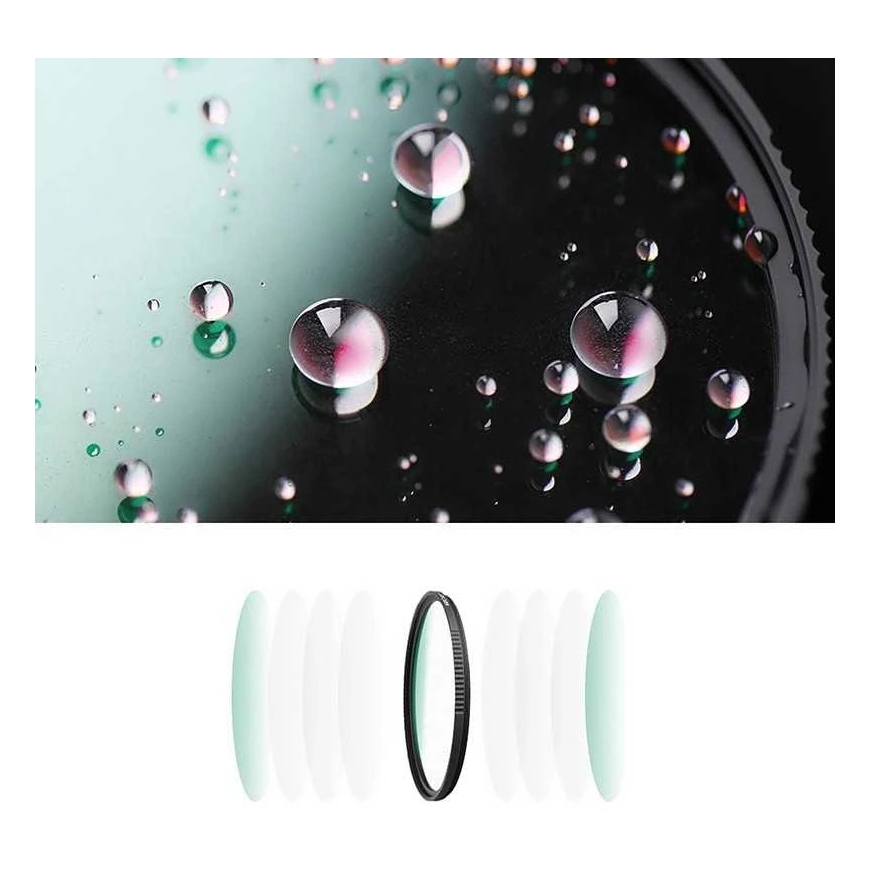 K&F Concept Nano-X Musta Hämärä 1/2 Diffuusio 49mm - Valokuvafiltteri – 4