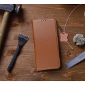 Oem SMART Pro Book nahast ümbris Samsung Galaxy A56 5G jaoks pruunis värv.