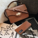 OEM SMART Pro Book leather case designed for Samsung Galaxy A56 5G, brown color.