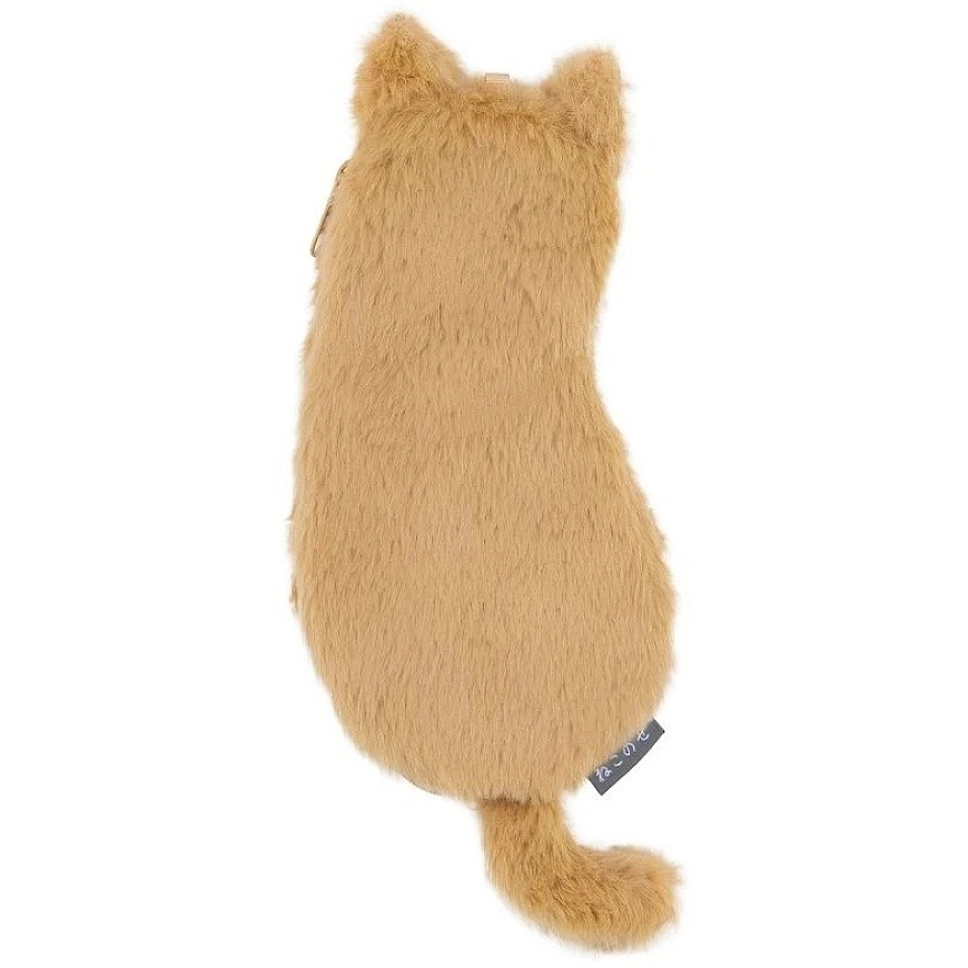 China Plush Pencil Case "Nekonose", Brown NNS-MP01BR – 2