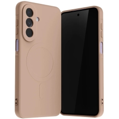 Mercury Semi-Silicone MagSafe dėklas skirtas Samsung Galaxy A27, rožinis