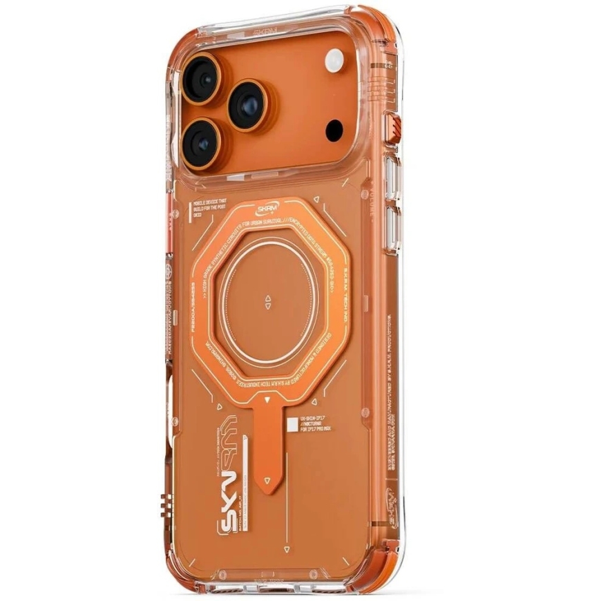 Skinarma Magma Case for iPhone 17 Pro Magnetic Charging Orange – 2