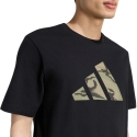 Meeste T-särk adidas Camo Three Bar Logo Graphic must KT1686 (S) Meeste T-särk adidas Camo Three Bar Logo Graphic must KT1686 (S)
