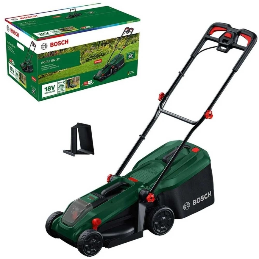 Akumuliatoriline muruniiduk Bosch Rotak 18V-32 18 V 32 cm (ilma akuta ja laadijata)