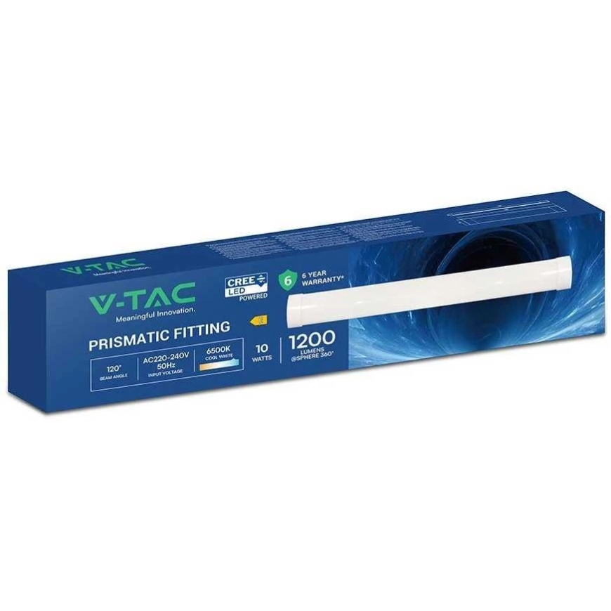 V-tac 10W LED Linear Light, 30cm, White, 6500K, CREE LED Chip – 5