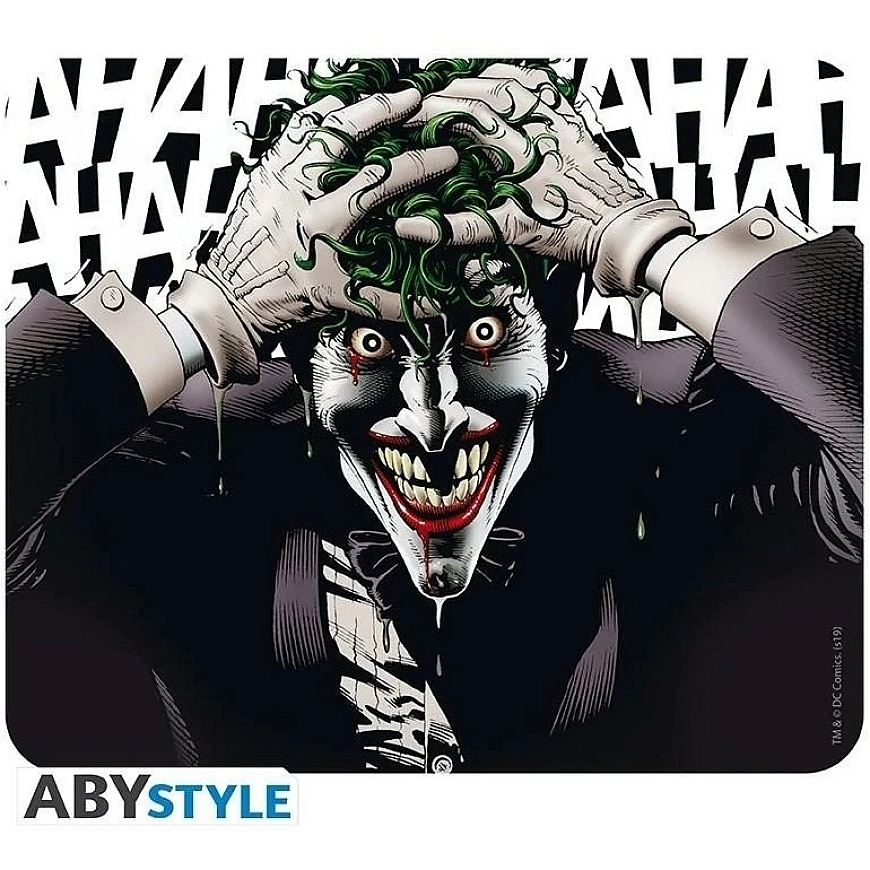 Abysse Corp "DC COMICS" flexible mouse pad - Laughing Joker | 235×195×3mm