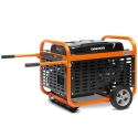 Daewoo GDA 8500E mootor-generaator 7000 W 30 l Bensiin Must, Oranž Daewoo GDA 8500E mootor-generaator 7000 W 30 l Bensiin Must, Oranž