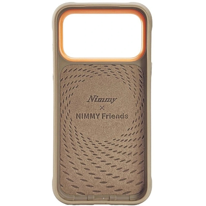 NIMMY case BIG EYED LYING TEDDY POODLE compatible with MagSafe for iPHONE 18 Pro Max/17 Pro Max brown – 5