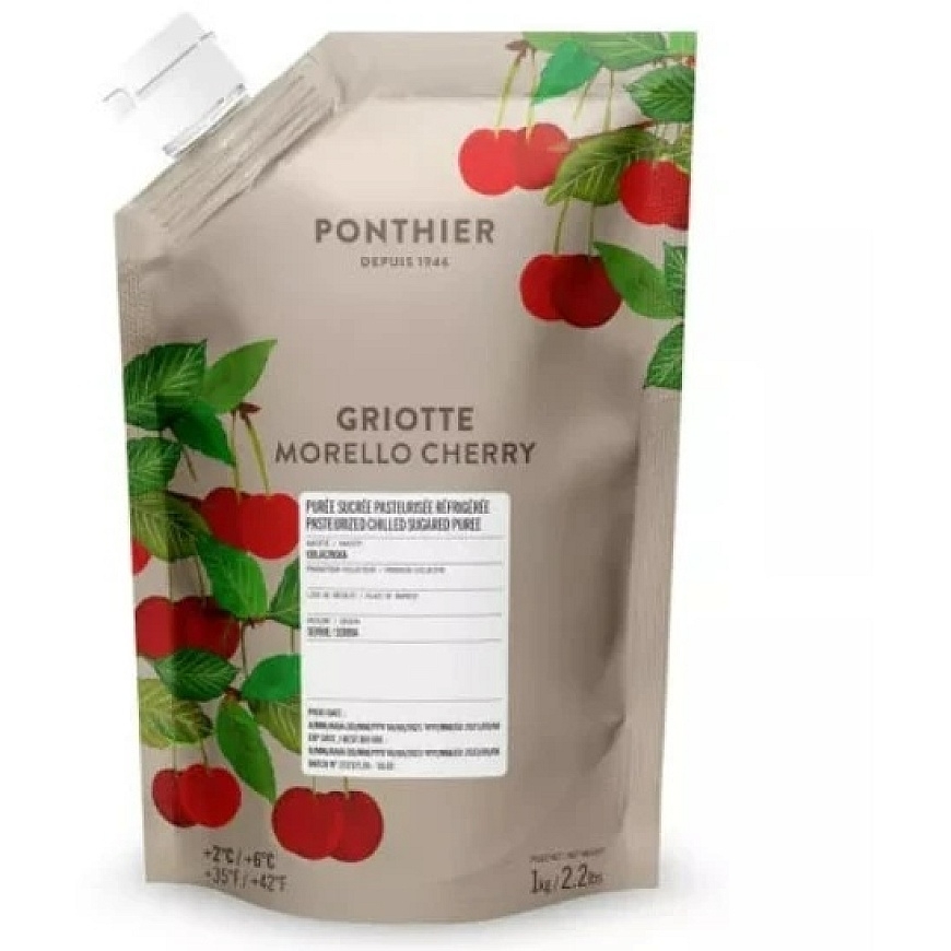 Ponthier Chilled Cherry Puree, 1kg – 2