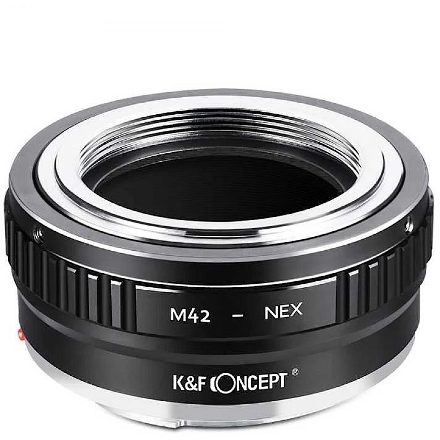 Objektiivin sovitin - K&F Concept M42 Bajonetti Sony E-mount Messinkinen – 2