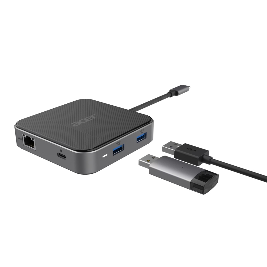 Acer 7-in-1 USB 4 Dongle Wired USB4 Black, Silver – 2