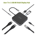 Acer 7-in-1 USB 4 Dongle Wired USB4 Black, Silver Acer 7-in-1 USB 4 Dongle Wired USB4 Black, Silver