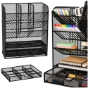 Metal Black Pencils and Documents Holder Metal Black Pencils and Documents Holder