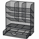Metal Black Pencils and Documents Holder Metal Black Pencils and Documents Holder