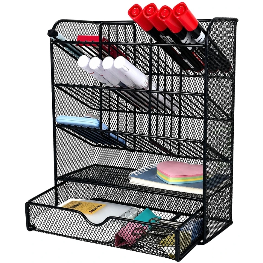 Metal Black Pencils and Documents Holder – 5