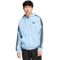 Meeste Bluza adidas Essentials 3-Stripes Fleece Full-Zip Hoodie helesinine KY4143 (L) Meeste Bluza adidas Essentials 3-Stripes Fleece Full-Zip Hoodie helesinine KY4143 (L)