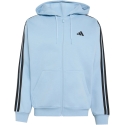 Meeste Bluza adidas Essentials 3-Stripes Fleece Full-Zip Hoodie helesinine KY4143 (L) Meeste Bluza adidas Essentials 3-Stripes Fleece Full-Zip Hoodie helesinine KY4143 (L)