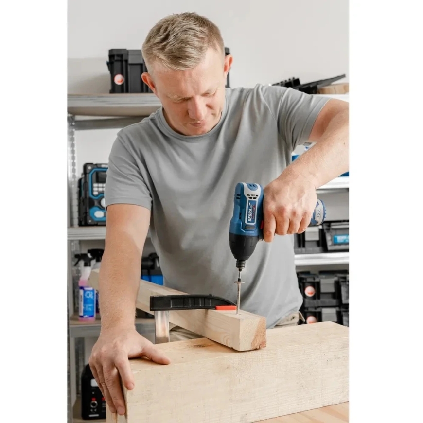 Dedra Screwdriver - drill 120 Nm 12 V 1/4 inch impact screwdriver – 3