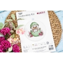 luca S Cross Stitch Kit "First Spring Smile" 10 x 10 cm SBC238 luca S Cross Stitch Kit "First Spring Smile" 10 x 10 cm SBC238