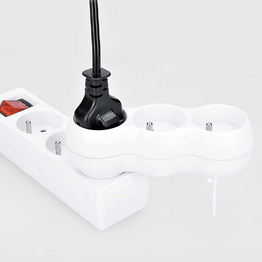 Solight розетка с подставкой, 3 x 10A, белая – 3