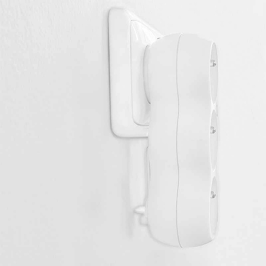 Solight power strip with support, 3 x 10A, white – 4