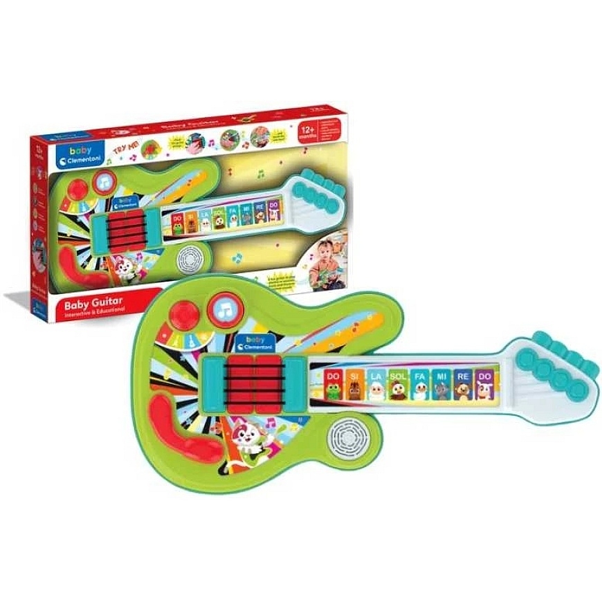 Clementoni Interactive Musical Guitar with Sounds and Animals – 2