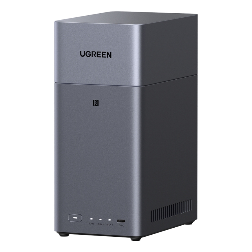 Ugreen DH2300 NAS Mini Tower 4 GB Grey