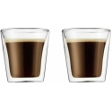 Bodum double-walled glasses Cafeteria 100 ml 2pcs Clear
