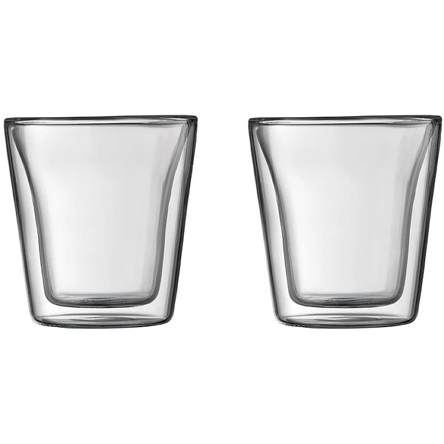 Bodum double-walled glasses Cafeteria 100 ml 2pcs Clear – 4