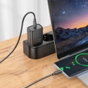Hoco N60 20W GaN įkroviklis USB-C + USB-C į USB-C kabelis 1,0 m baltas Hoco N60 20W GaN įkroviklis USB-C + USB-C į USB-C kabelis 1,0 m baltas