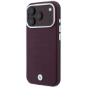 BMW Sign Centered Deboss Case with MagSafe for iPhone 17 Pro / iPhone 18 Pro – burgundy color BMW Sign Centered Deboss Case with MagSafe for iPhone 17 Pro / iPhone 18 Pro – burgundy color