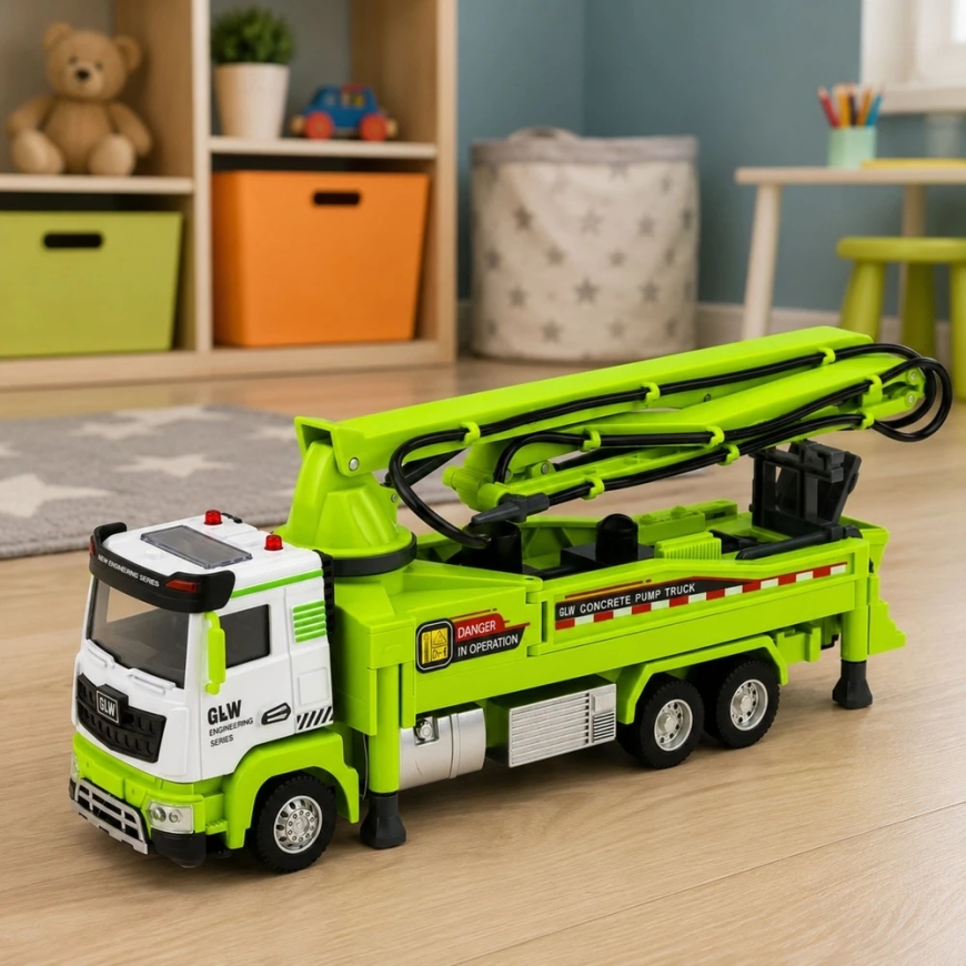 Lean Toys Rotaļlietu autocisternas modelis ar gaismas un skaņas efektiem, 1:40 – 5