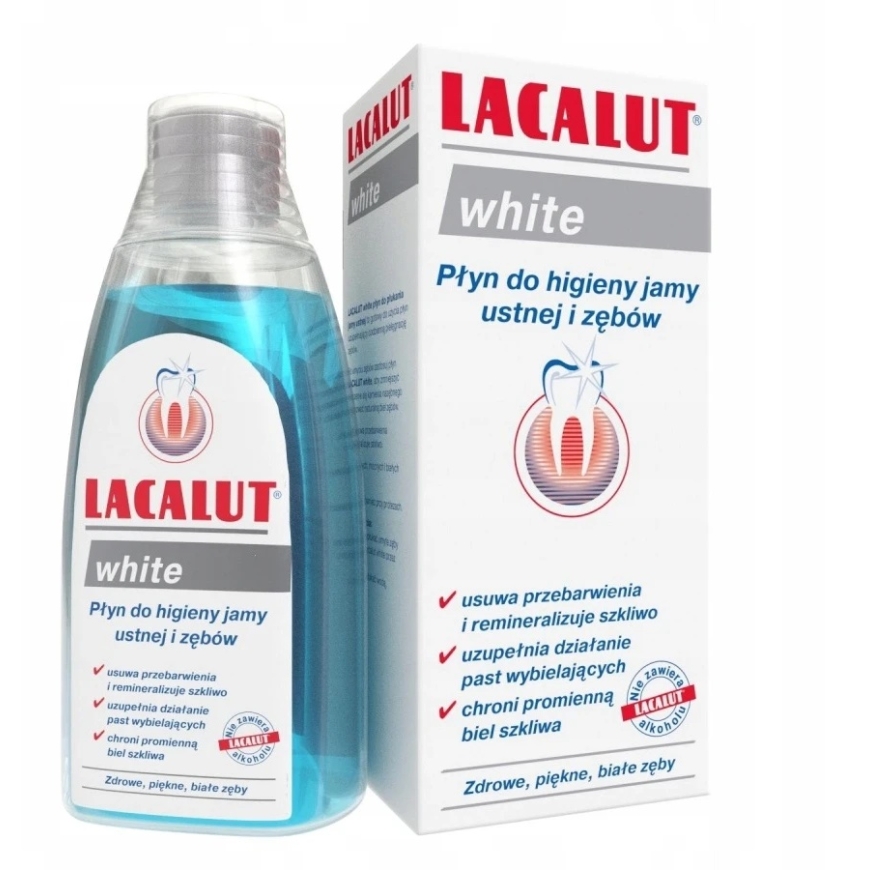 Lacalut dantų skalavimo skystis Baltas 300 ml – 2
