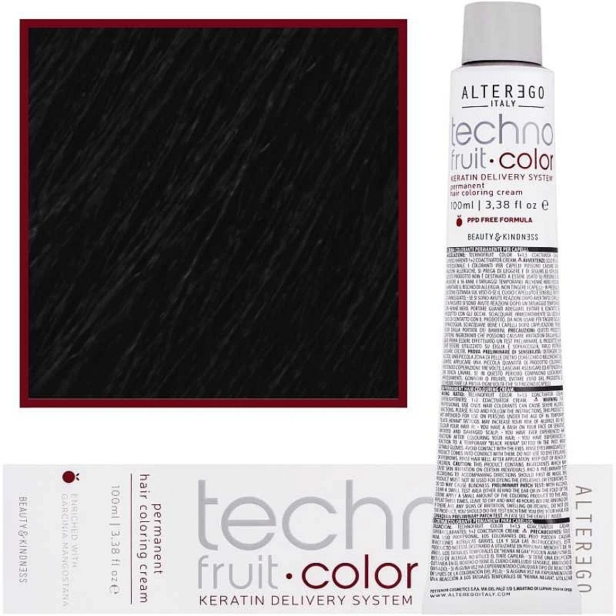 Alter Ego Technofruit Color hair dye 100ml - 6/00 | Deep Dark for Light Hair – 3