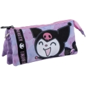CERDÁ Hello Kitty Kuromi kolmepoolne pliiatsikott CERDÁ Hello Kitty Kuromi kolmepoolne pliiatsikott